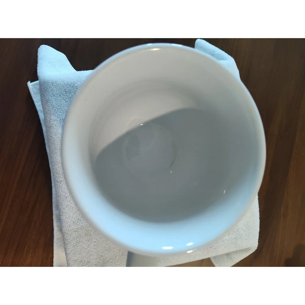 Pottery Barn Great White Coffee Mug Porcelain Large White Latte Cup 18oz